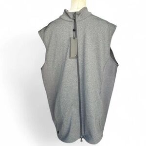 Greyson Golf Layering Sequoia Vest in Smoke Heather Size XL $190